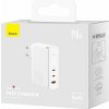 Baseus Travel Charger GaN5 Pro Fast wall charger, C+C+U, 140W White EU (CCGP100202) Baseus Travel Charger GaN5 Pro Fast wall charger, C+C+U, 140W White EU (CCGP100202)