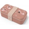MonBento Dětský svačinový box Foodie Cinnamon Fox hnědá MonBento Dětský svačinový box Foodie Cinnamon Fox hnědá