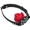 Rimba Bondage Play Mouthgag with Bit Black-Red
