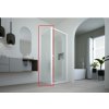FORTE - Pevná stena DECO F1C - FARBA rámu - Hliník ossidato, Rozmer A - 80, Výplň - Číre bezpečnostné sklo - 6 mm BDE902FC348103 FORTE - Pevná stena DECO F1C - FARBA rámu - Hliník ossidato, Rozmer A - 80, Výplň - Číre bezpečnostné sklo - 6 mm BDE902FC348103