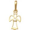 Zlatý prívesok so zirkónmi anjel 8222 (585/1000) 0.2 g Zlatý prívesok so zirkónmi anjel 8222 (585/1000) 0.2 g