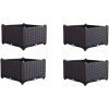 ALFIstyle Samozavlažovací variabilný hrantík 40x40x26cm hnedý - 4 ks ALFIstyle Samozavlažovací variabilný hrantík 40x40x26cm hnedý - 4 ks