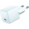 Mini Adaptér Swissten GaN USB-C 25 W POWER DELIVERY, biela 22044100 Mini Adaptér Swissten GaN USB-C 25 W POWER DELIVERY, biela 22044100