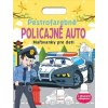 Pestrofarebné policajné auto Pestrofarebné policajné auto