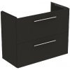 Ideal Standard i.Life S - Skrinka pod umývadlo, 80x38x63 cm, 2 zásuvky, uhľovo sivá matná T5295NV Ideal Standard i.Life S - Skrinka pod umývadlo, 80x38x63 cm, 2 zásuvky, uhľovo sivá matná T5295NV