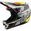 Troy Lee Designs TLD D4 Carbon Mips, prilba - Lined Up Black Veľkosť: M Troy Lee Designs TLD D4 Carbon Mips, prilba - Lined Up Black Veľkosť: M