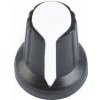 KUONGSHUN ELECTRONICS Gombík na potenciometer s oskou 6mm biely KUONGSHUN ELECTRONICS Gombík na potenciometer s oskou 6mm biely