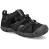 Dětské sportovní sandály Keen - Seacamp II CNX black/grey černé Dětské sportovní sandály Keen - Seacamp II CNX black/grey černé