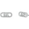 Náušnice Michael Kors strieborné MKC1657CZ040 Náušnice Michael Kors strieborné MKC1657CZ040
