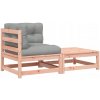 VidaXL Záhradná rohová pohovka s vankúšmi a VidaXL Záhradná rohová pohovka s vankúšmi a
