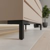 Poliplast Nábytková nožička ANGEL / Čierna matná 120 mm Poliplast Nábytková nožička ANGEL / Čierna matná 120 mm