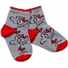 Baby Nellys Bavlnené ponožky Minnie Love - sivé, veľ. 122/128, 122-128 (6-8r) Baby Nellys Bavlnené ponožky Minnie Love - sivé, veľ. 122/128, 122-128 (6-8r)