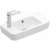 Villeroy & Boch O.novo Umývadielko Compact 50x25 cm, s prepadom, 1 otvor na batériu vľavo, alpská biela 4342L501 Villeroy & Boch O.novo Umývadielko Compact 50x25 cm, s prepadom, 1 otvor na batériu vľavo, alpská biela 4342L501