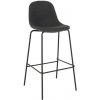Tempo Kondela Barová stolička, tmavosivá látka/kov, MARIOLA 2 NEW Tempo Kondela Barová stolička, tmavosivá látka/kov, MARIOLA 2 NEW