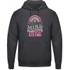 AWDis Hoodie Mikina - Pozitívna myseľ, život - Uhoľná čierna - XXL - Pánske AWDis Hoodie Mikina - Pozitívna myseľ, život - Uhoľná čierna - XXL - Pánske