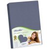 Bellatex Jersey plachta Kamilka tmavo sivá 100x200 Bellatex Jersey plachta Kamilka tmavo sivá 100x200