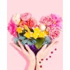 Amparo Miranda® Maľovanie podľa čísiel Kvetinové srdce v dlaniach Amparo Miranda® Maľovanie podľa čísiel Kvetinové srdce v dlaniach