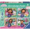 RAVENSBURGER Gábinin kouzelný domek 4v1 12 16 20 24 dielov