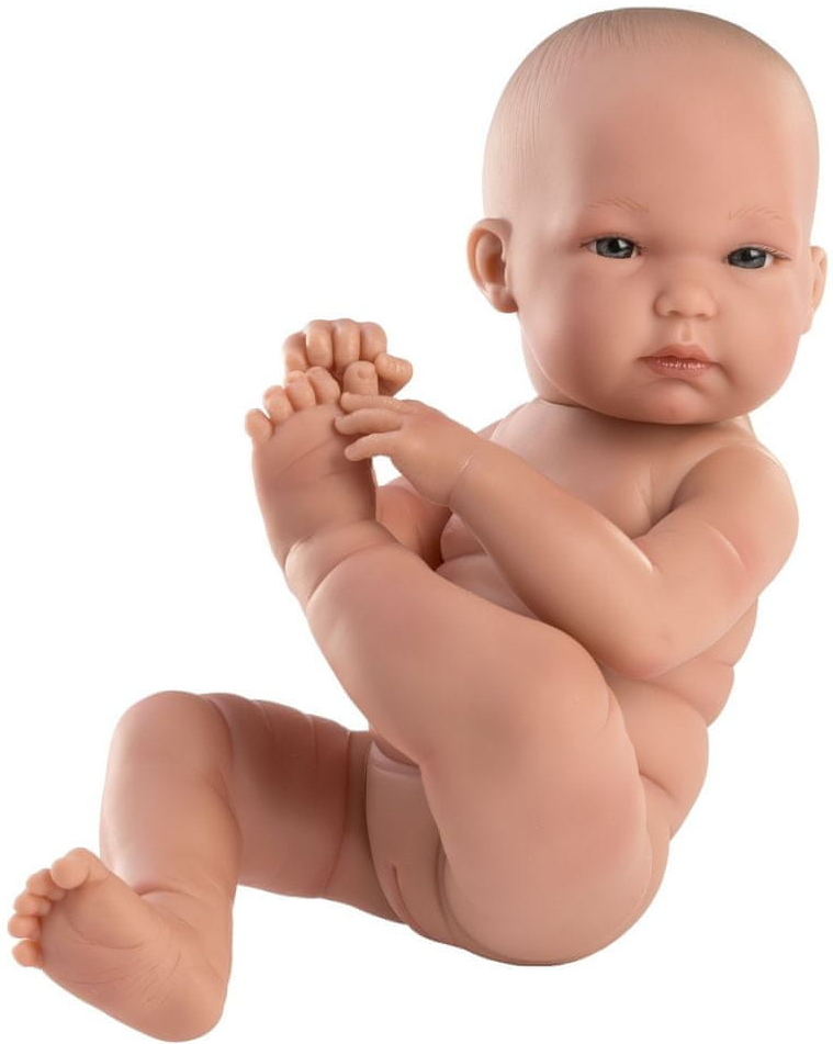 Llorens 63502 NEW BORN HOLČIČKA realistická miminko s celovinylovým tělem 35 cm