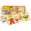 Bigjigs Toys Puzzle oblékací Medvědí rodinka 72 dílků Bigjigs Toys Puzzle oblékací Medvědí rodinka 72 dílků