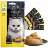 Fine Cat Exclusive Krémová svačinka pro kočky KUŘE & KREVETY 4x15g Fine Cat Exclusive Krémová svačinka pro kočky KUŘE & KREVETY 4x15g