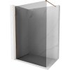 Mexen Kioto-X sprchová stena Walk-in 160 x 200 cm, grafit 10 mm, ružové zlato - 800-160-101-60-40-X Mexen Kioto-X sprchová stena Walk-in 160 x 200 cm, grafit 10 mm, ružové zlato - 800-160-101-60-40-X
