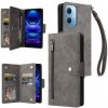 Multifunkčné peňaženkové puzdro BUCKLE na váš Xiaomi Redmi Note 12 5G - Šedá Multifunkčné peňaženkové puzdro BUCKLE na váš Xiaomi Redmi Note 12 5G - Šedá