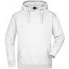 James & Nicholson | JN 47, Mikina s kapucňou, biela, M James & Nicholson | JN 47, Mikina s kapucňou, biela, M