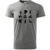 Röntgen - ikony - Klasické pánske tričko vyššej gramáže - S ( Tmavosivý melír ) Röntgen - ikony - Klasické pánske tričko vyššej gramáže - S ( Tmavosivý melír )