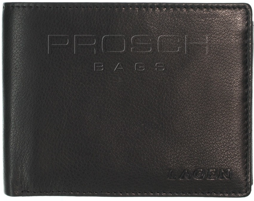 Lagen pánska kožená peňaženka 2104 E čierna
