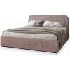 Čalúnená manželská posteľ s úložným priestorom Benira K 180x200 - ružová Čalúnená manželská posteľ s úložným priestorom Benira K 180x200 - ružová