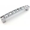 Tulip ENZA chróm lesklý s kameňmi Swarovski 128 mm