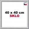 BFHM Plastový rám 40x40cm - strieborný (10074040) BFHM Plastový rám 40x40cm - strieborný (10074040)