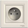 Schneider Electric Schneider ASFORA zásuvka s clonkami béžová Schneider Electric Schneider ASFORA zásuvka s clonkami béžová