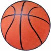 Oranžový prateľný detský koberec ø120 cm Basketball – Vitaus Oranžový prateľný detský koberec ø120 cm Basketball – Vitaus