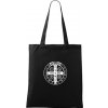 Taška: benediktínska - bavlnená, čierna Taška: benediktínska - bavlnená, čierna