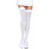 Leg Avenue Nylon Thigh Highs 6672 White Leg Avenue Nylon Thigh Highs 6672 White
