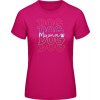 E190 Tričko - Farebný nápis DOG Mama - Sorbetová - M - Dámske E190 Tričko - Farebný nápis DOG Mama - Sorbetová - M - Dámske