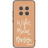 Picasee silikonový černý obal pro Realme 12 Pro 5G - Boss Mama Picasee silikonový černý obal pro Realme 12 Pro 5G - Boss Mama