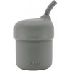 Pura Pura silikónový pohárik so slamkou - Slate (sivá) 150ml Pura Pura silikónový pohárik so slamkou - Slate (sivá) 150ml