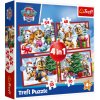Trefl Trefl Puzzle 4v1 Paw Patrol Vianoce Trefl Trefl Puzzle 4v1 Paw Patrol Vianoce