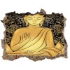 Díra 3D foto tapeta nálepka Sediaci budha 95x64 cm Díra 3D foto tapeta nálepka Sediaci budha 95x64 cm