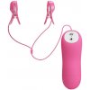 Romantic Wave Vibrating and Eletric Shock Nipple Clamps Fuch Romantic Wave Vibrating and Eletric Shock Nipple Clamps Fuch
