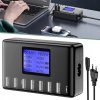 NABÍJAČKA USB 60 W, S LCD DISPLEJOM PRE VIACERÉ ZARIADENIA, 8-PORTOVÁ, 12 A NABÍJAČKA USB 60 W, S LCD DISPLEJOM PRE VIACERÉ ZARIADENIA, 8-PORTOVÁ, 12 A