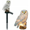 Solárna lampa zapichovacia sova biela 45 cm 1 ks Solárna lampa zapichovacia sova biela 45 cm 1 ks