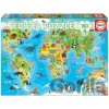 Educa Mapa sveta so zvieratkami 150 dielov Educa Mapa sveta so zvieratkami 150 dielov