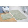 Brotex Micro Kúpeľňová sada predložiek zelena 60x100, 60x50cm