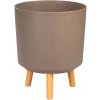 Kvetináč Strend Pro, farba Kávový prášok, 30x30x37 cm Kvetináč Strend Pro, farba Kávový prášok, 30x30x37 cm
