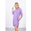 Šaty s kapucňou pre dámy 9078 - fialové Uni Šaty s kapucňou pre dámy 9078 - fialové Uni