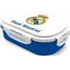 Real Madrid FC Desiatový box Real Madrid FC, modro-biely, s príborom Real Madrid FC Desiatový box Real Madrid FC, modro-biely, s príborom